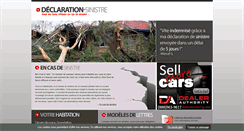 Desktop Screenshot of declaration-sinistre.com