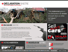 Tablet Screenshot of declaration-sinistre.com